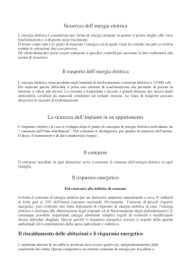 L`energia elettrica - Scuola Media di Piancavallo