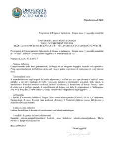 Lingua russa II (seconda annualità)