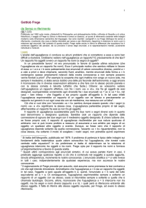Gottlob Frege da Senso e riferimento