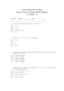 Prova di Matematica