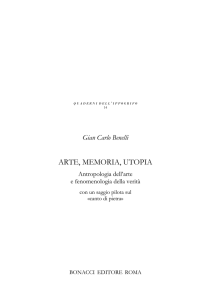 ARTE, MEMORIA, UTOPIA