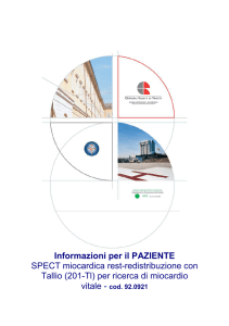 SPECT miocardica rest-redistribuzione con Tallio (201-TI)