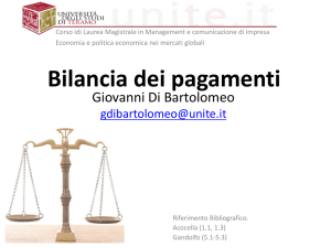 Bilancia dei pagamenti