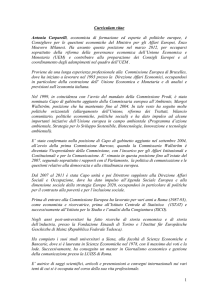1 Curriculum vitae Antonia Carparelli, economista di formazione ed