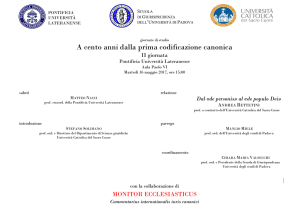 programma - Storia del diritto medievale e moderno