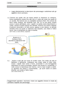 Verifica aggettivi-Personaggi - Docenti Lingua e Cultura Enti