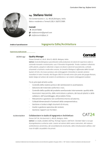 ing. Stefano Verini - Ordine degli Architetti di Bologna