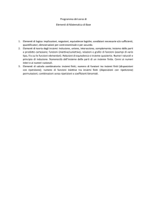 Elementi di Matematica di base