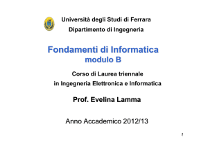 Fondamenti di Informatica