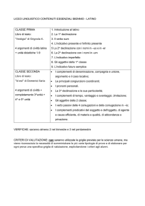 LICEO LINGUISTICO CONTENUTI ESSENZIALI BIENNIO