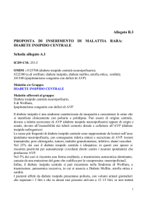 Allegato B.3 PROPOSTA DI INSERIMENTO DI MALATTIA RARA