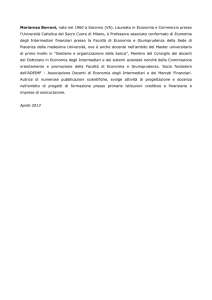 Mariarosa Borroni, nata nel 1960 a Saronno (VA).