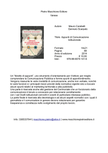 Pietro Macchione Editore Varese Autore Mauro Carabelli Gennaro