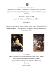 Marino presentazione - diraas - Università degli studi di Genova