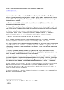 Miche Wieviorka, L`inquietudine delle differenze, Mondadori, Milano