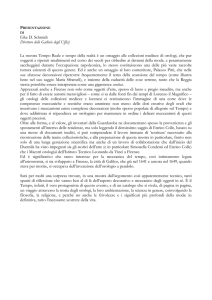Eike D. Schmidt Direttore delle Gallerie degli Uffizi La mostra Tempo