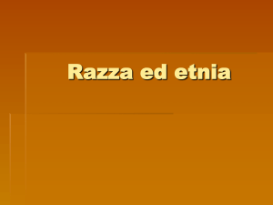 Razza ed etnia