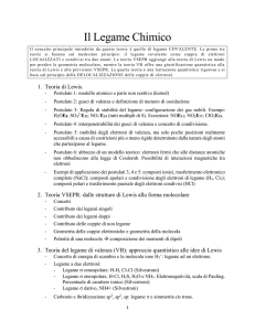 Il Legame Chimico - e