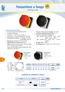 i pulsantiere a fungo