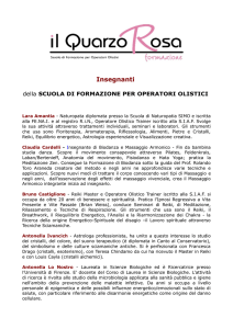 Insegnanti - Il Quarzo Rosa