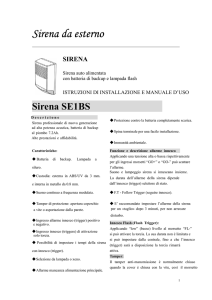 Sirena da esterno - Mind Systems srl