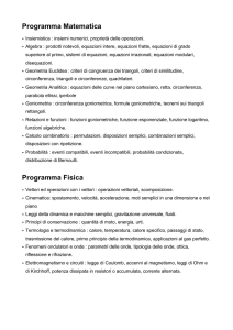 Matematica e fisica
