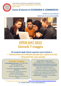 Locandina open day clec - Polo Tecnico Professionale di Lugo