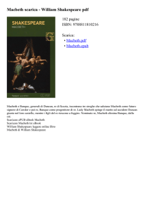 Macbeth scarica - William Shakespeare pdf