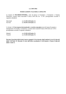 Lezioni II sem.