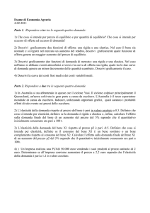 Esame di Economia Agraria