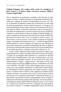 Fabiola Falappa, Sul confine della verità. La metafisica di Karl