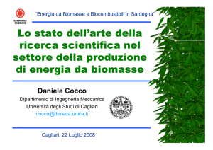 Lo stato dell`arte della ricerca scientifica nel settore della produzione