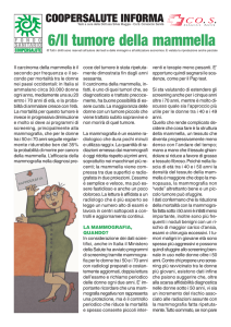 6 tumore della mammella