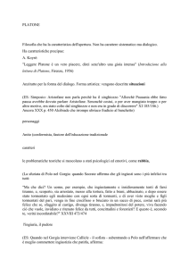 PLATONE Filosofia che ha la caratteristica dell