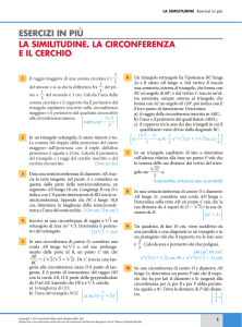 ESERCIZI IN PIÙ LA SIMILITUDINE. LA CIRCONFERENZA E IL