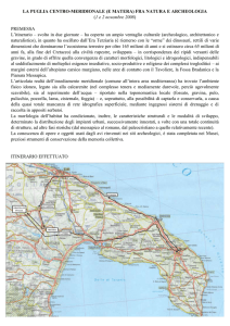 (E MATERA) FRA NATURA E ARCHEOLOGIA