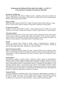 Fisica dello Stato Solido
