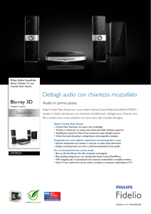 HTS9221/12 Philips Home Theater 2.1 con Crystal Clear Sound