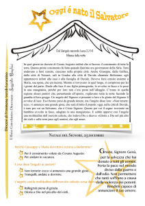 Sussidi tempo di Natale - Ufficio Catechesi Diocesano Diocesi di