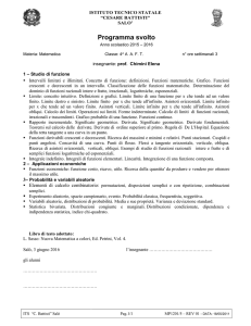 Area di progetto - “C.Battisti” di Salò