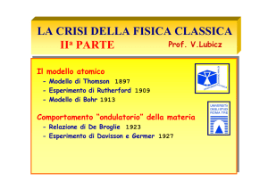 Lezione n. 2 - Dipartimento di Matematica e Fisica