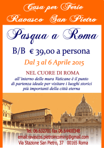 loc pasqua a roma - Casa Ravasco San Pietro