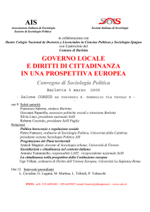 Convegno di Sociologia Politica