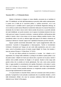 Taccuino 2012 – n. 13 Orizzonte Grecia Mentre in Germania si