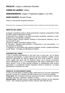 corso di laurea