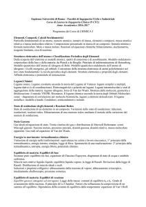 Sapienza Università di Roma – Facoltà di Ingegneria Civile e