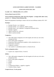 2014 CLASSE II H - PROGRAMMA DI LATINO Prof.ssa Maria Gr