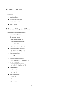 esercitazione 1 - Corsi di Laurea a Distanza