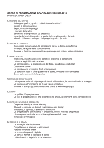 CORSO DI PROGETTAZIONE GRAFICA BIENNIO 2009