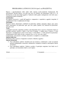 PROGRAMMA LATINO II G 2013/14 (prof. ssa FRAZZETTA)